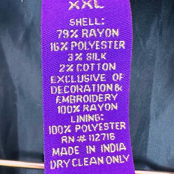 Vintage Tapestry Patch Velour Knit Gold Button Jacket boho quilted - Picture 9 of 10